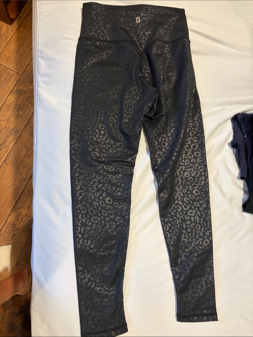 BuffBunny Black Leopard-Print High-Waist Leggings